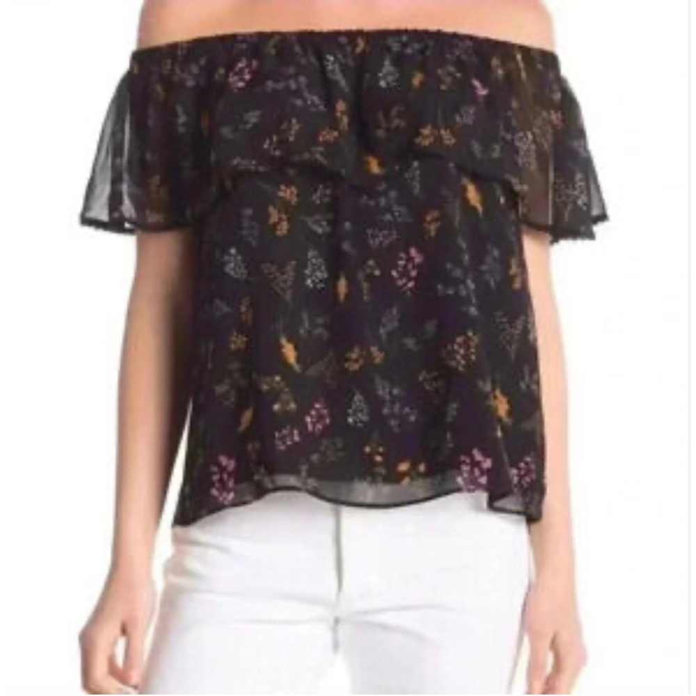 🌴🌟 REBECCA MINKOFF XL DEV OFF THE SHOULDER BLOUSE! 😍